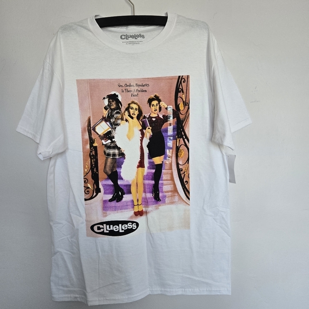 NWT Clueless Graphic T-Shirt in White